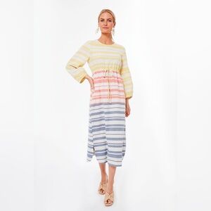 NWOT Tuckernuck Pomander Place Sunset Stripe Cleo Dress
